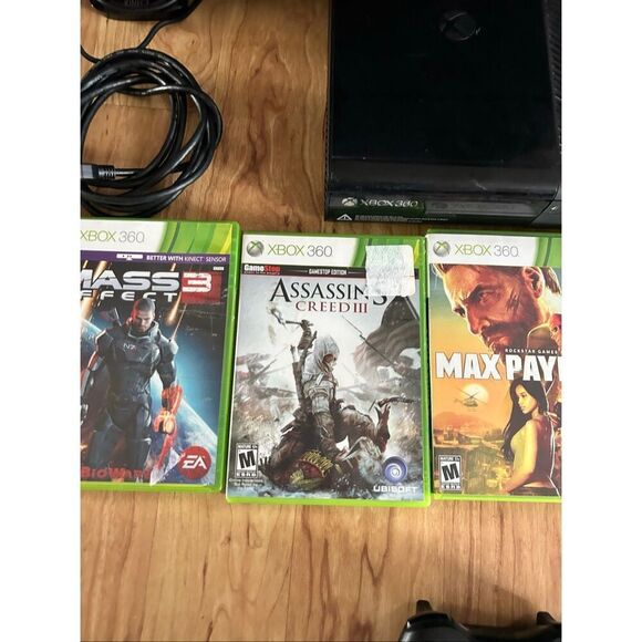Xbox 360 game console and games with Kinect bundle games and one remote - Picture 6 of 8
